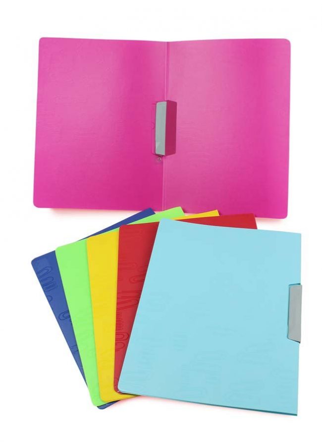 Bìa nhựa 1 kẹp gấp KS171