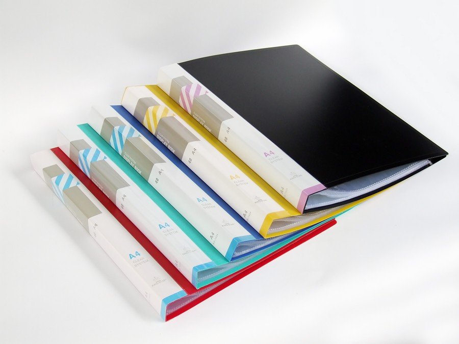 Bìa nhựa 40 lá Kingstar (5 màu)