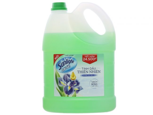 Nước lau sàn Sunlight 3.8kg – Hương Hoa Diên Vỹ