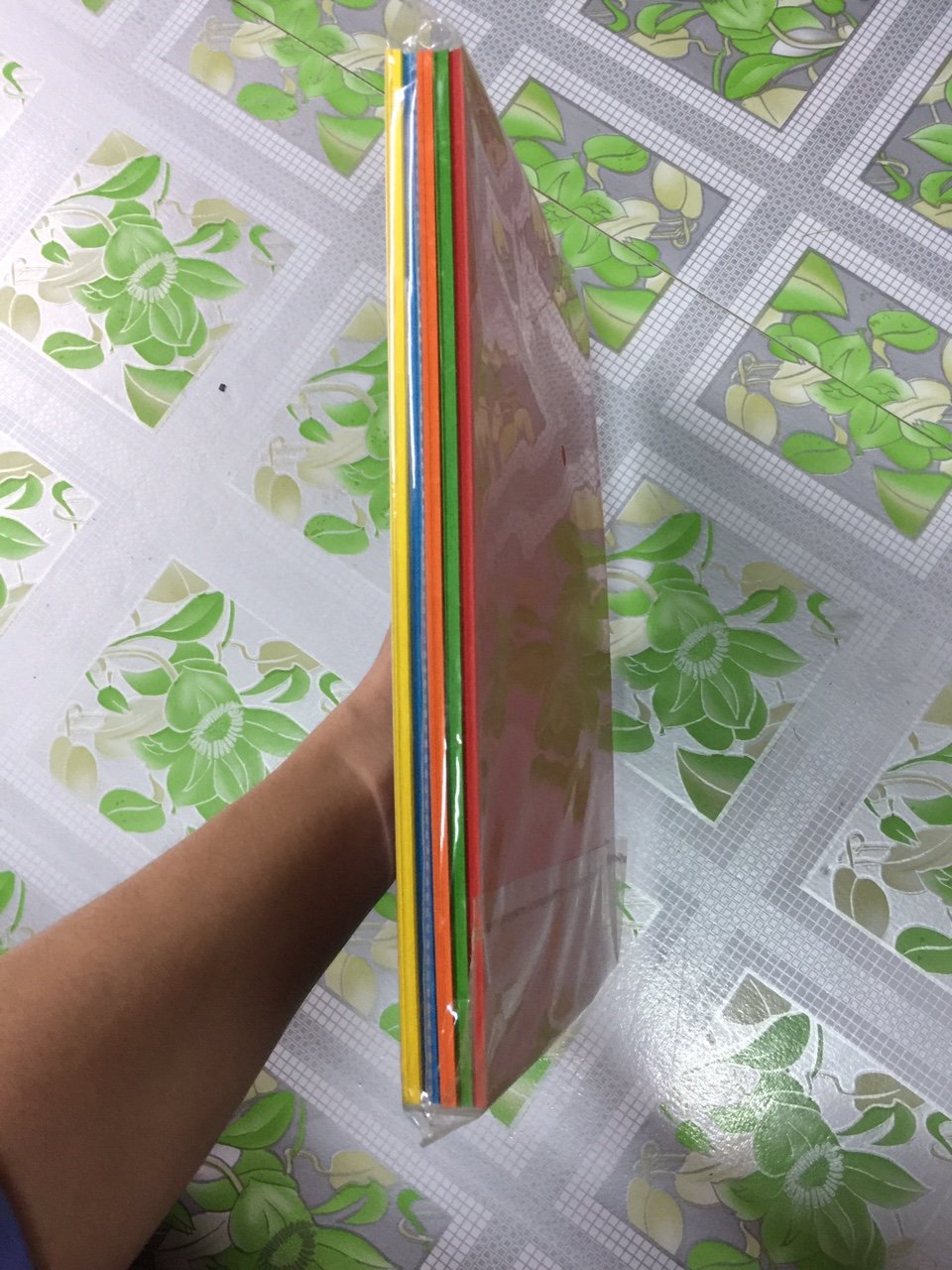 Bìa màu đặc biệt Pgrand 180g A4 - trộn 5 màu