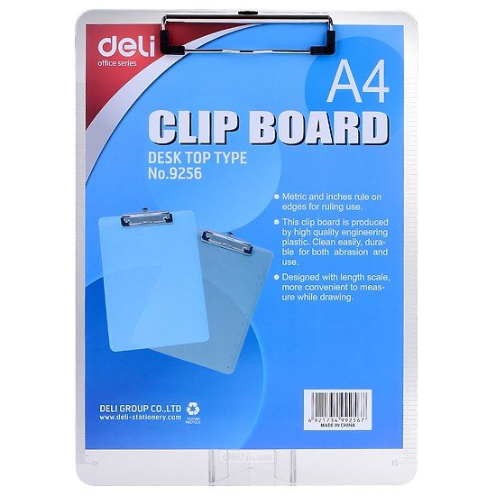 Bìa Trình Ký Nhựa Trong 9256 Deli