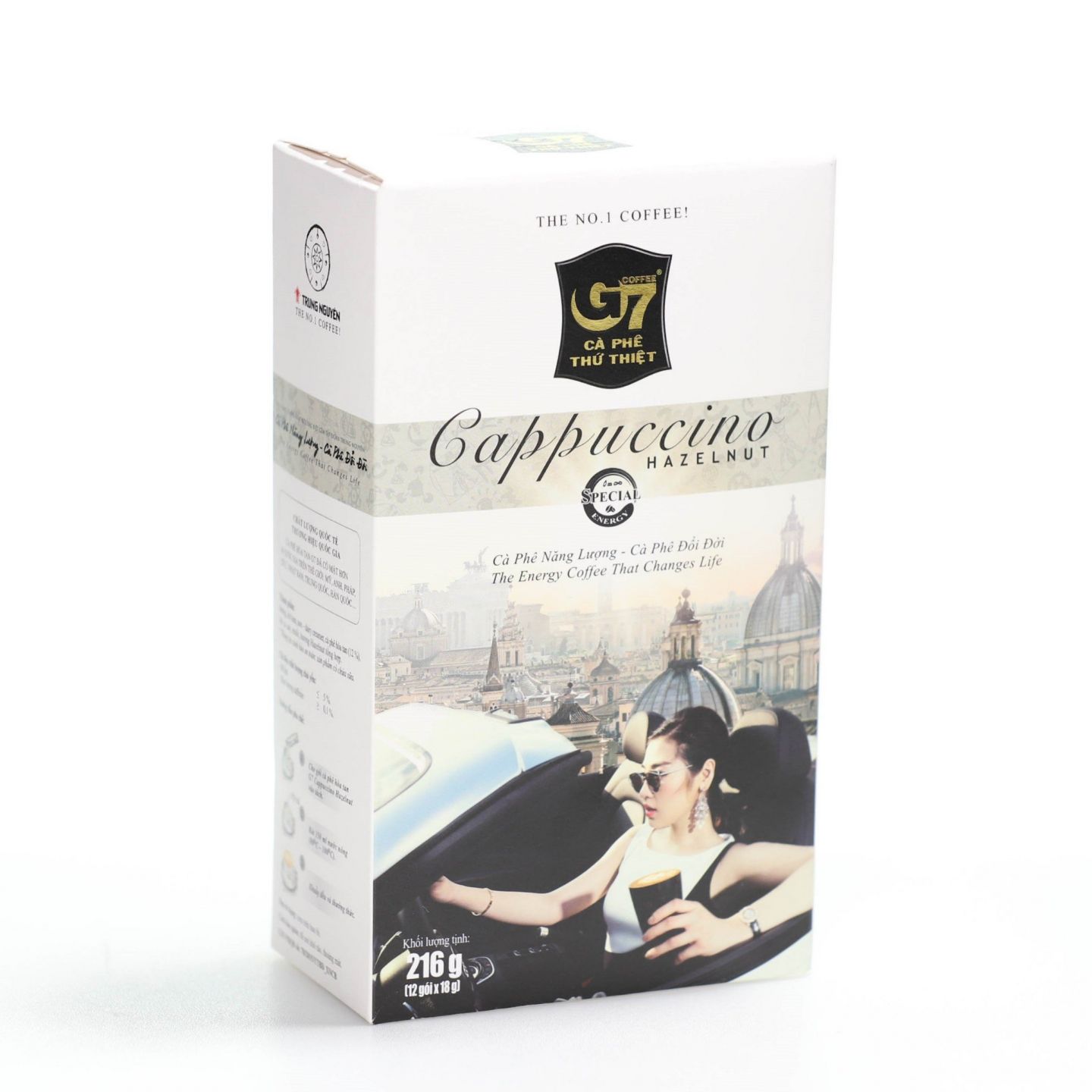Cà Phê Cappuccino Hương Hazenut Trung Nguyên (Hộp 12 Gói)