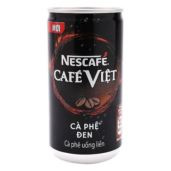 Cà Phê Đen Uống Liền Nescafé Café Việt (Lon 170ml)