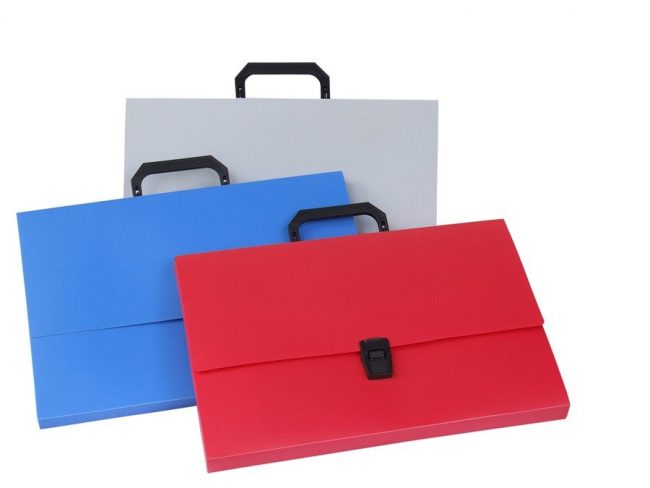 Cặp hộp có quai  2.5cm KS-453A