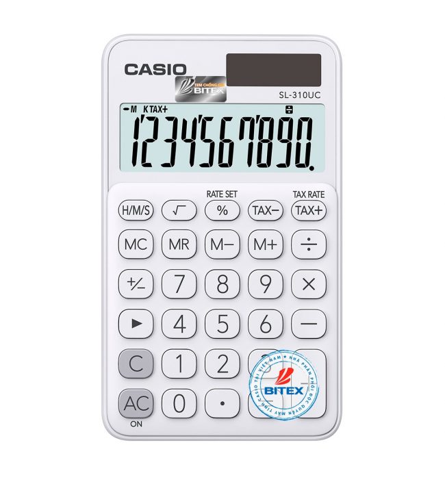 Máy Tính Bỏ Túi Casio SL-310UC - Trắng
