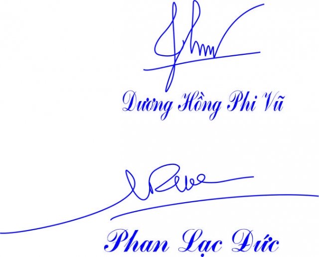 Con dấu chữ ký và tên