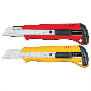 Dao rọc giấy đại 0.5 x 18 x 100mm Deli – 2042