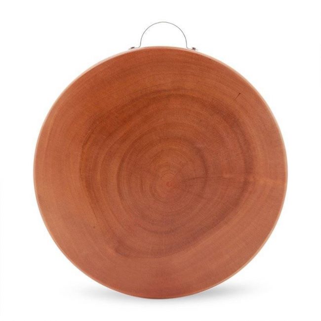 Thớt gỗ tròn cao cấp 34 cm