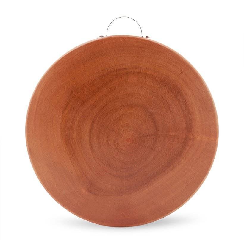 Thớt gỗ tròn cao cấp 34 cm