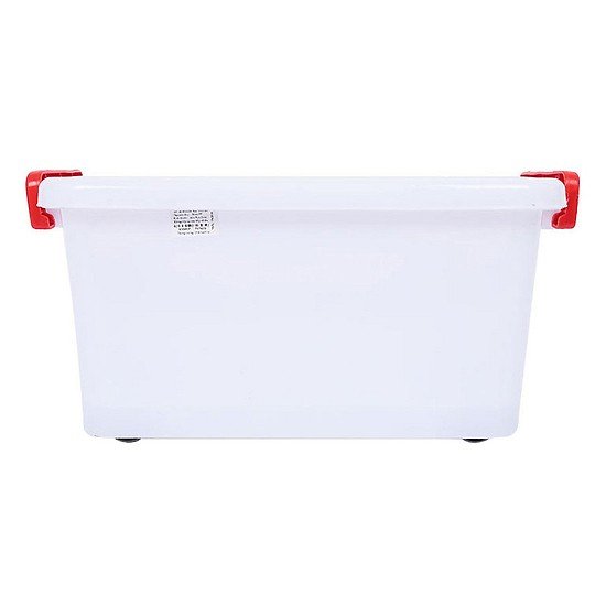 Thùng nhựa có nắp và bánh xe - 710 x 498 x H 412