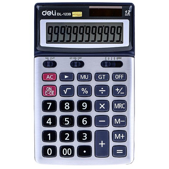 Máy Tính 12 Số Deli 1239