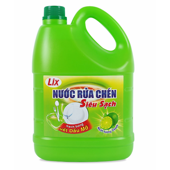 Nước Rửa Chén Lix Hương Chanh (4Kg)