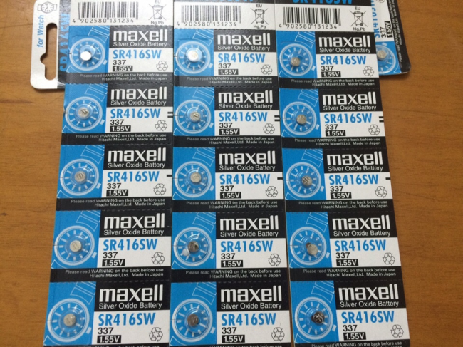 Pin Đồng Hồ SR416SW Maxell Chính Hãng (1 Viên)