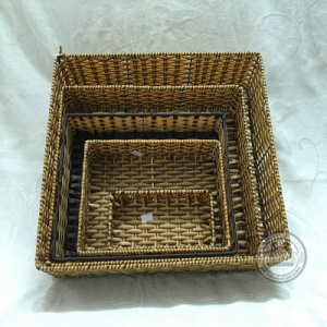 Rổ mây chữ nhật 30 x 40 x 9 cm
