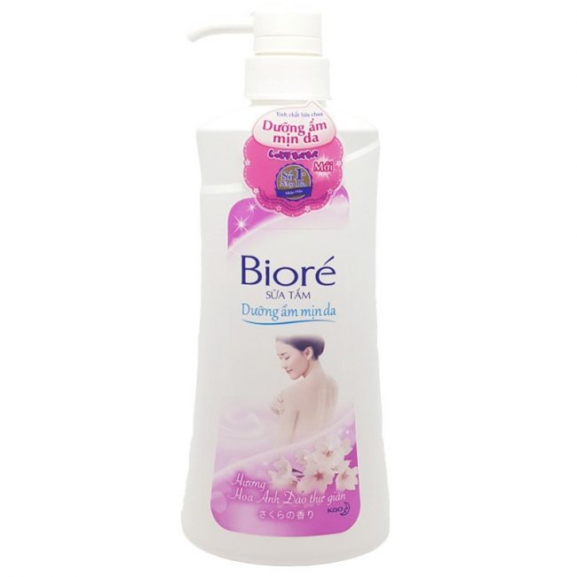 Sữa tắm Biore hoa anh đào 530g