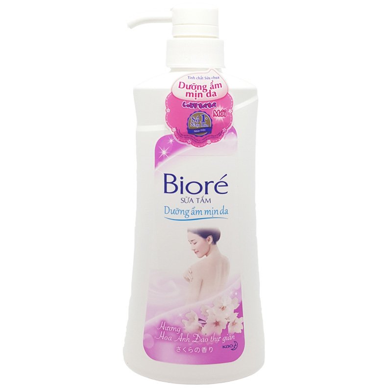 Sữa tắm Biore hoa anh đào 530g