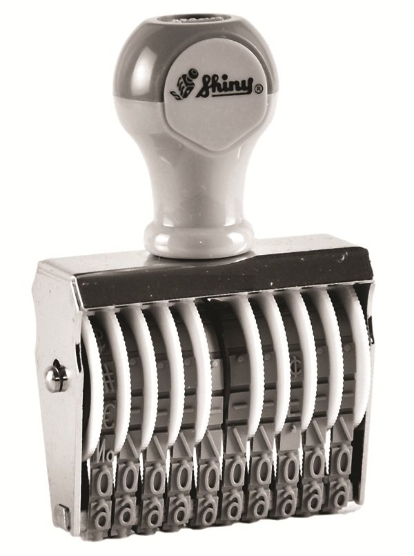 Máy Đóng 10 Số Xoay Tay Shiny N310 – Số Cao 5mm