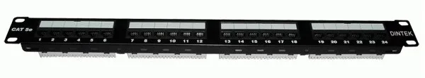 Patch panel 24 port Dintek CAT5e (1402-03019)
